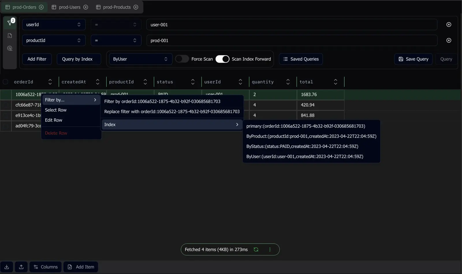 Visual Query Builder | Dynomatic
