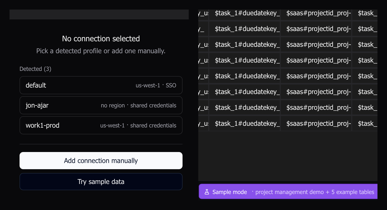 Sample mode