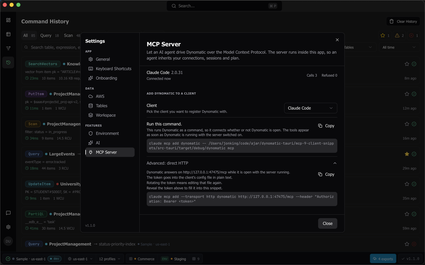 The Advanced direct HTTP disclosure with the URL, the costs, and the snippet